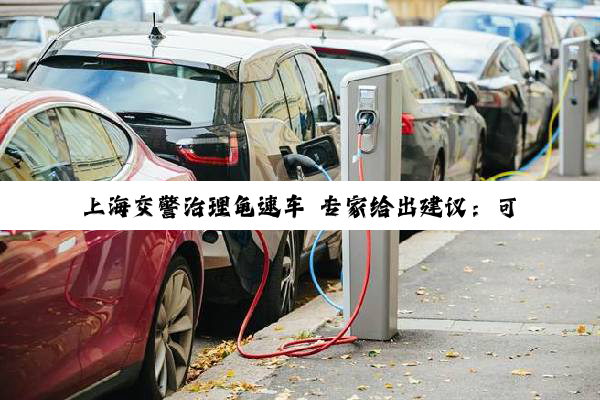 上海交警治理龟速车 专家给出建议：可分级处罚严查