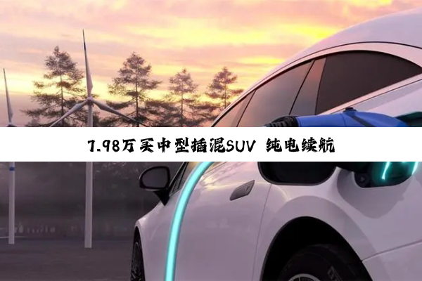 7.98万买中型插混SUV 纯电续航起步就165km！蓝电E5 PLUS先享版杀疯了