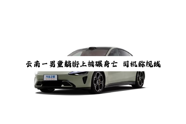 云南一男童躺街上被碾身亡 司机称视线盲区孩子父母应担责：网友吵翻