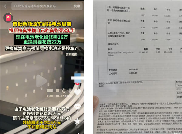 特斯拉换电池要价16万:2000万新能源车将脱保,三电专修连锁为何“难产”?
